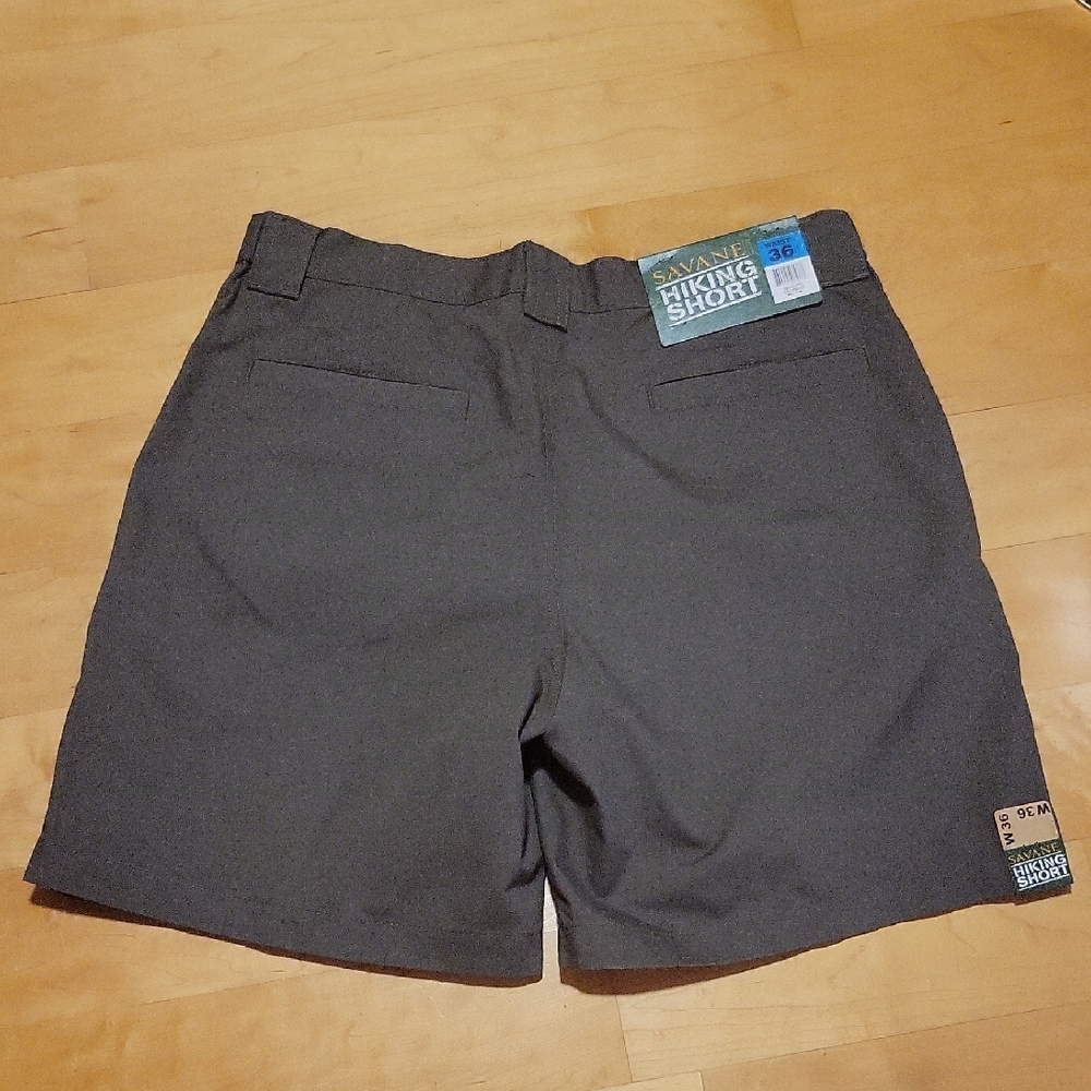 NWT Savane Cargo Hiking Shorts Olive Mens 36